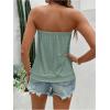 image:imageSOLY HUX Womens Strapless Bandeau Tank Top Casual Summer Sleeveless Eyelet Tube TopsMint Green