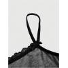image:imageSOLY HUX Womens Y2k Lace Striped Cami Crop Tops Spaghetti Strap Cat Embroidery CamisoleDark Grey Cat
