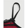 image:imageSOLY HUX Womens Y2k Lace Striped Cami Crop Tops Spaghetti Strap Cat Embroidery CamisoleRed and Black Striped
