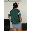 image:imageSOLY HUX Womens Y2k Leopard Number Graphic Oversized Tops Football Jersey Shirts StreetwearDark Green 01