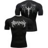 image:imageSOLY HUX Workout Shirts for Men Gothic Graphic Tees Short Sleeve Athletic T Shirt Running Gym TopsBlack Graphic