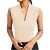 image:imageSOLY HUX Womens Dressy Tank Tops V Neck Sleeveless Business Casual Work Office TopsPure Apricot