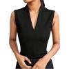 image:imageSOLY HUX Womens Dressy Tank Tops V Neck Sleeveless Business Casual Work Office TopsPure Black