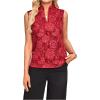 image:imageSOLY HUX Womens Work Outfits V Neck Sleeveless Blouses Summer Casual Tank Tops Business Office Dressy Striped ShirtsPlain Red Floral