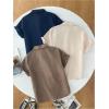 image:imageSOLY HUX Boys Short Sleeve Button Down Shirt 3 Piece Set Casual Summer Tops ClothesApricot Brown Blue