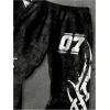 image:imageSOLY HUX Boys Sweatsuits 2 Piece Outfits Letter Number Graphic Long Sleeve Sweatshirt and Sweatpants Sets StreetwearBlack and White