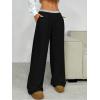 image:imageSOLY HUX Girls Baggy Sweatpants Elastic Low Rise Wide Leg Track Pants with PocketsBlack