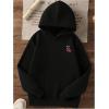 image:imageSOLY HUX Girls Graphic Hoodie Cherry Letter Print Sweatshirt Long Sleeve Hooded Pullover TopsBlack Cherry