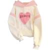 image:imageSOLY HUX Girls Graphic Hoodie Heart Letter Print Long Sleeve Hooded Sweatshirt Casual Pullover TopsApricot Letter