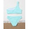 image:imageSOLY HUX Girls One Shoulder Bikini Bathing Suits 2 Piece SwimsuitsMint Blue