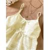 image:imageSOLY HUX Girls Summer Tank Top Spaghetti Strap Lace Bow Camisole Tops Cute Clothes for Teen GirlsPlain Apricot