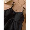image:imageSOLY HUX Girls Summer Tank Top Spaghetti Strap Lace Bow Camisole Tops Cute Clothes for Teen GirlsPlain Black