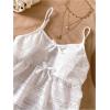 image:imageSOLY HUX Girls Summer Tank Top Spaghetti Strap Lace Bow Camisole Tops Cute Clothes for Teen GirlsPlain White