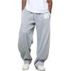image:imageSOLY HUX Mens Baggy Sweatpants Letter Graphic Drawstring Elastic Waist Wide Leg Pants with PocketsLight Grey Letter