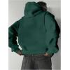 image:imageSOLY HUX Mens Drawstring Loose Hoodie Vintage Drop Shoulder Sweatshirt with Pockets StreetwearPure Green