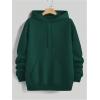 image:imageSOLY HUX Mens Drawstring Loose Hoodie Vintage Drop Shoulder Sweatshirt with Pockets StreetwearPure Green