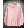 image:imageSOLY HUX Mens Drawstring Loose Hoodie Vintage Drop Shoulder Sweatshirt with Pockets StreetwearPure Pink