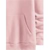 image:imageSOLY HUX Mens Drawstring Loose Hoodie Vintage Drop Shoulder Sweatshirt with Pockets StreetwearPure Pink