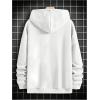 image:imageSOLY HUX Mens Drawstring Loose Hoodie Vintage Drop Shoulder Sweatshirt with Pockets StreetwearPure White