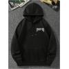 image:imageSOLY HUX Mens Graphic Hoodie Drawstring Long Sleeve Hooded Sweatshirt Streetwear Pullover TopsBlack Letter