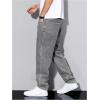 image:imageSOLY HUX Mens Jeans Straight Leg Casual Denim Pants Hip Hop Trousers StreetwearPure Grey