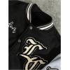 image:imageSOLY HUX Mens Letter Graphic Color Block Varsity Jacket Long Sleeve Y2k Streetwear Baseball JacketMulticolor Graphic