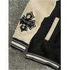 image:imageSOLY HUX Mens Letter Graphic Color Block Varsity Jacket Long Sleeve Y2k Streetwear Baseball JacketMulticolor Letter