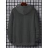 image:imageSOLY HUX Mens Letter Graphic Hoodies Drawstring Long Sleeve Oversized Sweatshirt Loose Pullover TopDark Grey Letter Print