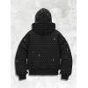 image:imageSOLY HUX Mens Rhinestone Zip Up Hoodie Long Sleeve Hooded Sweatshirt Jacket Streetwear with PocketsPure Black