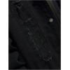 image:imageSOLY HUX Mens Ripped Denim Jacket Button Front Collared Long Sleeve Grunge Jean Jackets StreetwearPure Black