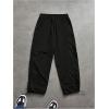 image:imageSOLY HUX Mens Sports Pants Drawstring Elastic Waist Athletic Joggers Parachute PantsPure Black