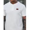 image:imageSOLY HUX Mens Summer 2 Piece Outfit Textured T Shirt and Shorts Set Short Sleeve Casual TracksuitsPlain White