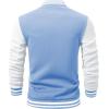 image:imageSOLY HUX Mens Varsity Jacket Color Block Letter Graphic Long Sleeve Baseball Jacket Bomber CoatBlue Letter