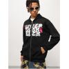 image:imageSOLY HUX Mens Y2k Hoodies Zip Up Graphic Long Sleeve Hooded Sweatshirt Jacket Hip Hop Outfit StreetwearBlack Graphic
