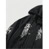 image:imageSOLY HUX Mens Y2k Zip Up Hoodie Gothic Print Hooded Sweatshirt Retro Jacket Outerwear StreetwearBlack White
