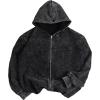 image:imageSOLY HUX Mens Zip Up Graphic Hoodies Sweatshirts Hooded Jackets Hip Hop Concert Tops StreetwearBlack Graphic