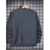 image:imageSOLY HUX Sweatshirts for Men Animal Graphic Crew Neck Drop Shoulder Long Sleeve Pullover TopsGrey Leopard