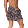 image:imageSOLY HUX Swim Trunks for Men Drawstring Board Shorts Beach Swimwear Bathing Suits with PocketsMulticoloured Floral