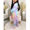 image:imageSOLY HUX Toddler Girls Clothing Sets Tie Dye Long Sleeve Hoodie Sweatshirt Tops and Leggings 2 Piece Fall Winter OutfitsMulticolor