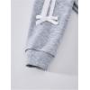 image:imageSOLY HUX Toddler Girls Fall Clothes 2 Piece Set Bowknot Crewneck Sweatshirts and Wide Leg Pants Sports OutfitsLight Grey