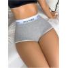 image:imageSOLY HUX Womens Boyshorts Underwear Mid Rise Full Coverage Boxer Briefs PantiesGrey Letter