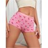 image:imageSOLY HUX Womens Graphic Female Boxer Briefs Funny Boy Shorts Panties for Teen Girls Cute Novelty Underwear for Women Pink Cherry Large