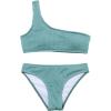 image:imageSOLY HUX Girls One Shoulder Bikini Bathing Suits 2 Piece SwimsuitsArmy Green