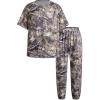 image:imageSOLY HUX Mens Camo Print Outfits Short Sleeve T Shirt and Jogger Pants Outdoor 2 Piece SetMulticolor