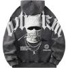 image:imageSOLY HUX Mens Graphic Hoodie Y2k Long Sleeve Hooded Sweatshirt Vintage Pullover Tops StreetwearBlack Graphic