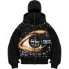 image:imageSOLY HUX Mens Graphic Zip Up Hoodie Rhinestone Y2k Long Sleeve Hooded Sweatshirt Jacket StreetwearBlack Graphic