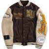 image:imageSOLY HUX Mens Letter Graphic Varsity Jacket Long Sleeve Button Up Patched Baseball Jacket StreetwearMulti Letter