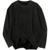 image:imageSOLY HUX Mens Long Sleeve Basic T Shirts Crew Neck Vintage Baggy Tee Tops Fall ClothesPure Black