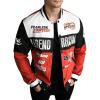 image:imageSOLY HUX Mens Racing Jacket Button Down Graphic Varsity Jackets Car Racing Jacket Men Motorcycle Outerwear StreetwearRed Multi