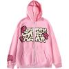 image:imageSOLY HUX Mens Y2k Hoodies Zip Up Graphic Long Sleeve Hooded Sweatshirt Jacket Hip Hop Outfit StreetwearPink Graphic